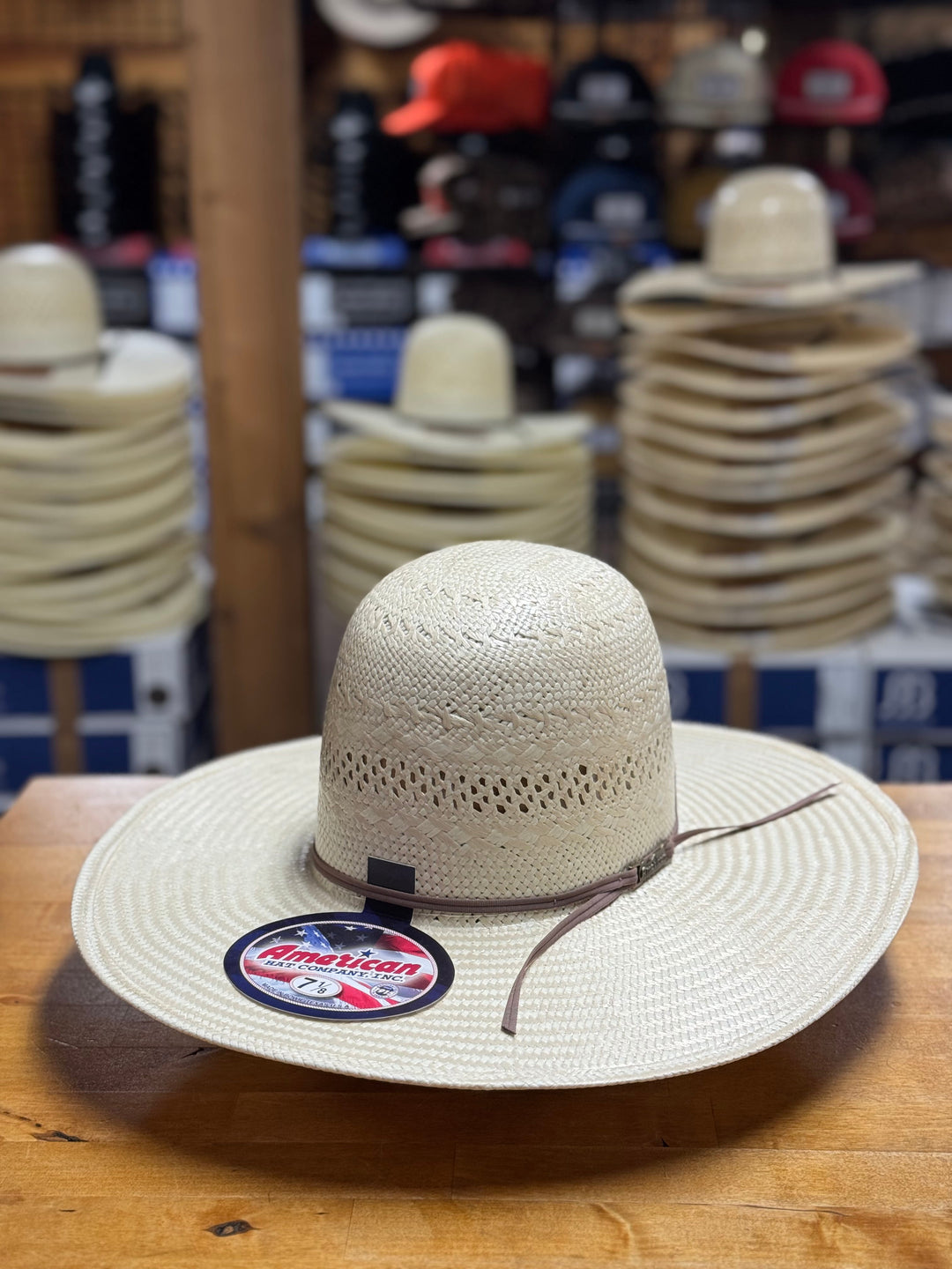 American Hat Co. | 845 4 1/2" Poli Rope Straw Cowboy Hat