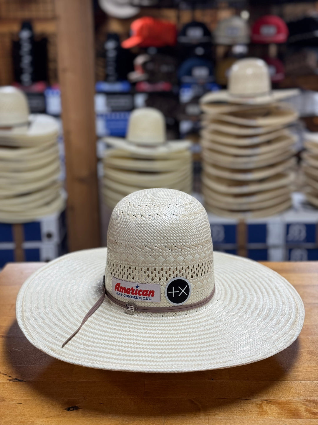 American Hat Co. | 845 5" Poli Rope Straw Cowboy Hat | Back