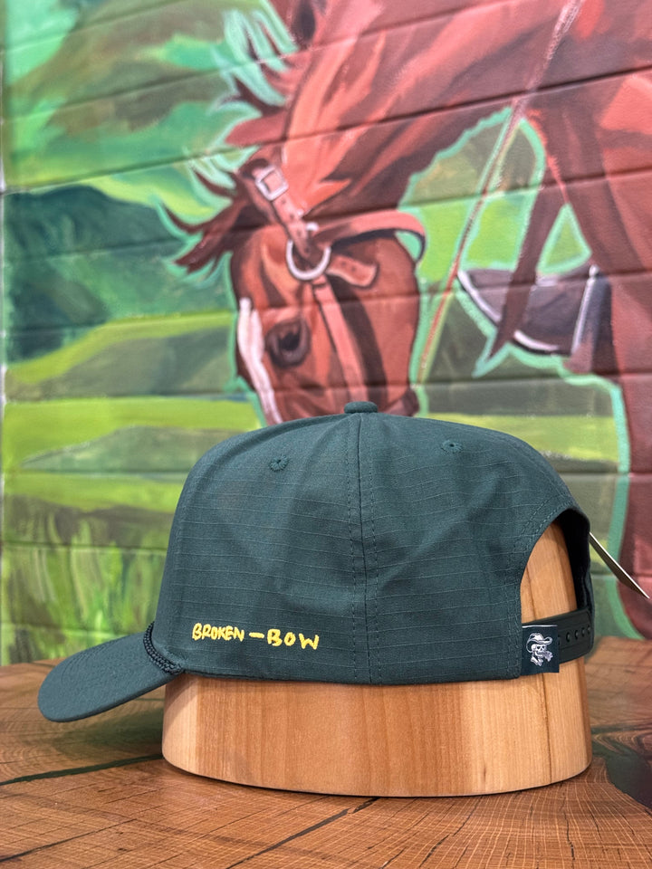 Broken-Bow | Fishers of Men Ripstop Green Cap | Side View