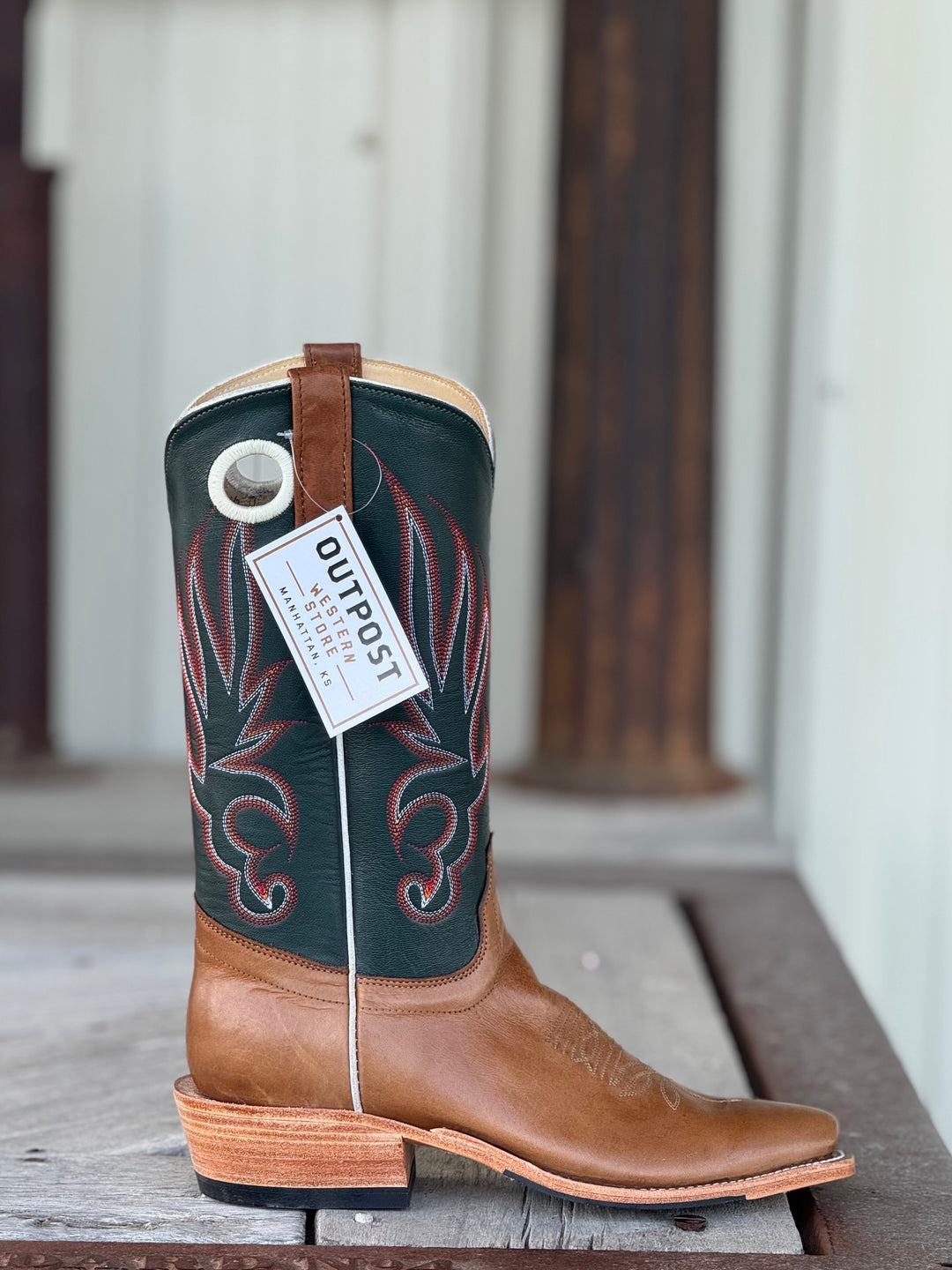 Olathe Boot Co.  | Toast Remuda KS Toe Boot