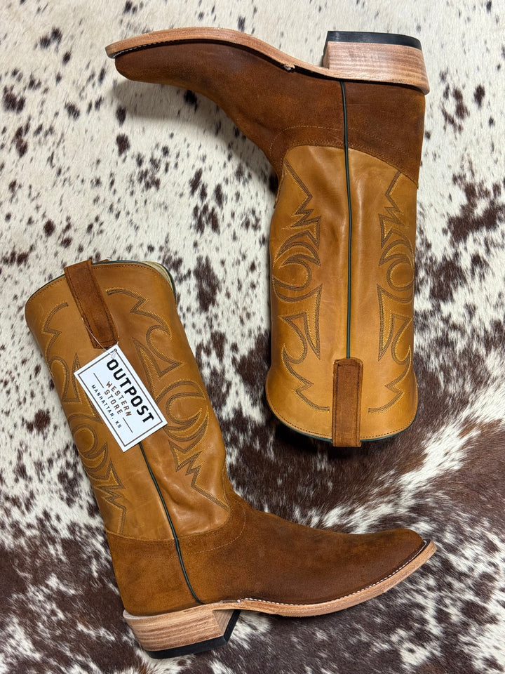 Olathe Boot Co. | Wheatbuck Waxy Kudu Roughout Boot