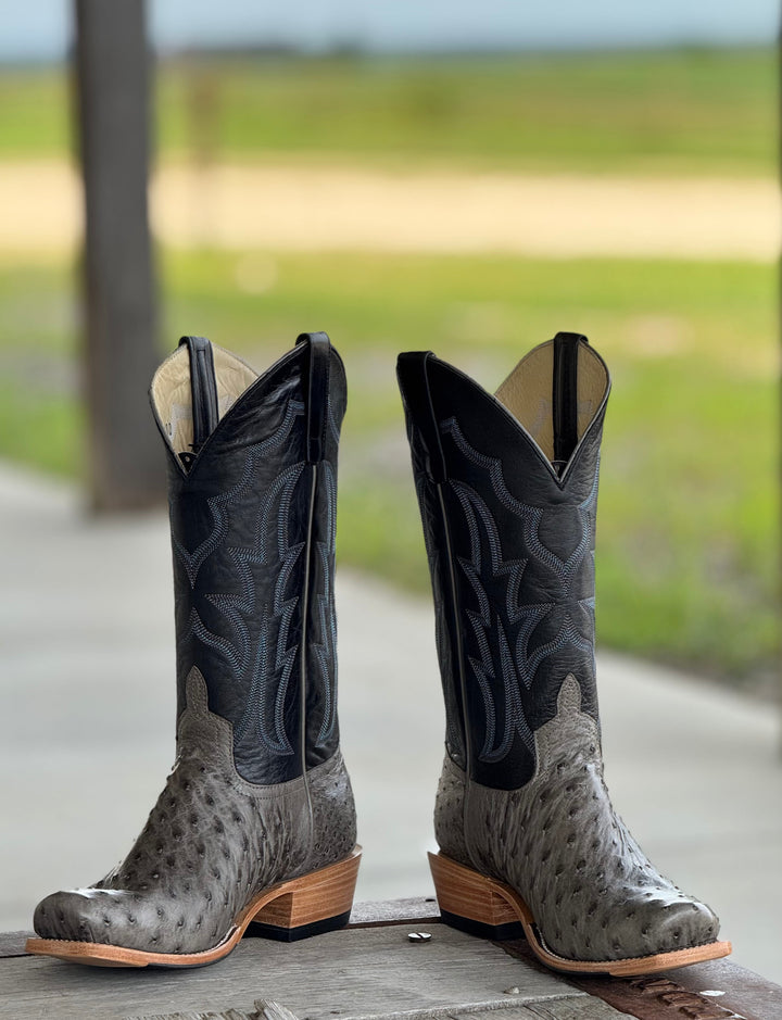 Horse Power Top Hand | Serpentine Bruciato TK Toe Ostrich Boot
