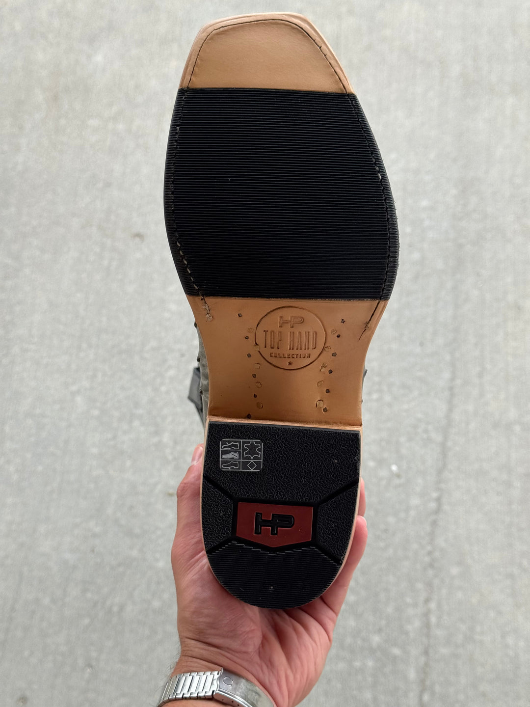 Horse Power Top Hand | Serpentine Bruciato TK Toe Ostrich Boot | Hybrid Sole
