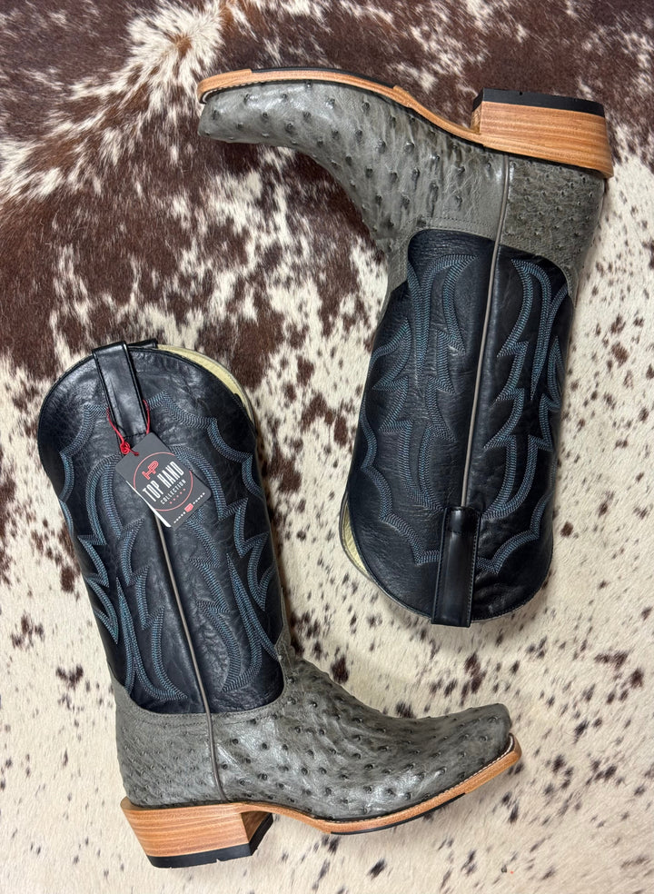 Horse Power Top Hand | Serpentine Bruciato TK Toe Ostrich Boot