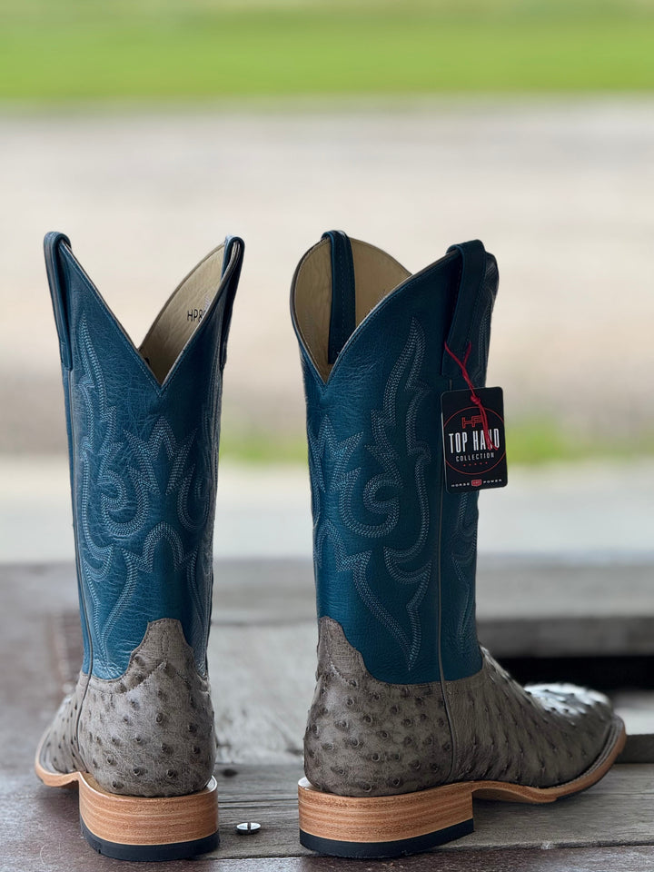 Horse Power Top Hand  | Serpentine Bruciato FQ Ostrich Boot | Back View