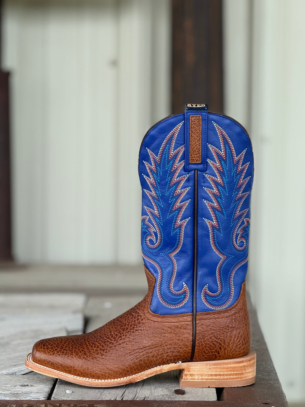 HYER Boot Co. | Kincaid Rye Shrunken Bull Hide Boot | Side View