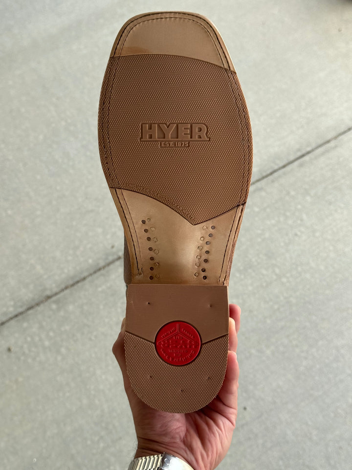 HYER Boot Co. | Kincaid Rye Shrunken Bull Hide Boot | Hybrid Sole