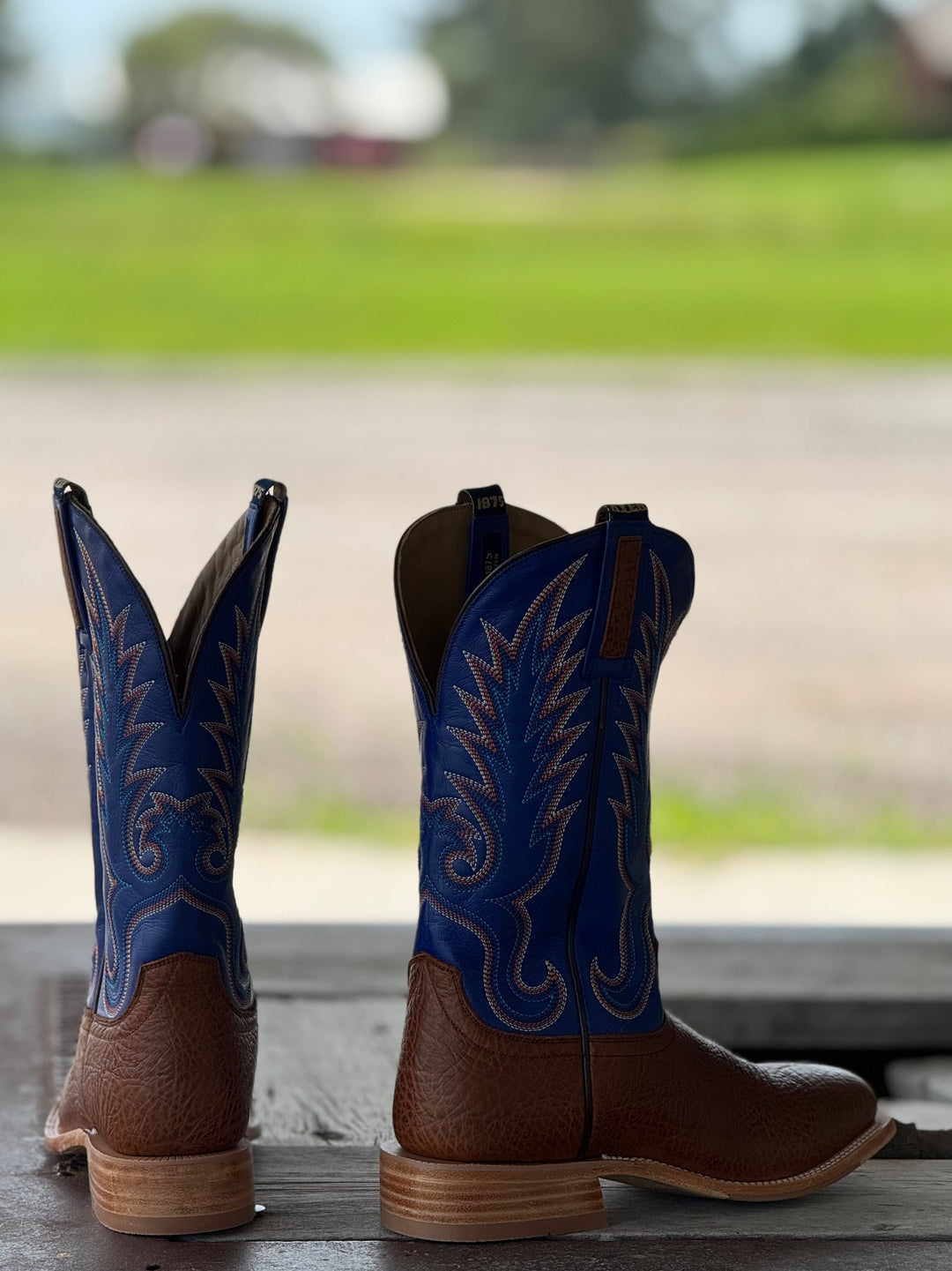 HYER Boot Co. | Kincaid Rye Shrunken Bull Hide Boot | Back View