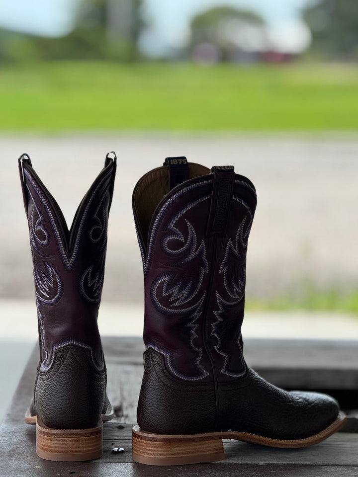 HYER Boot Co. | Sawyer Cafe Bull Hide Boot | Back View