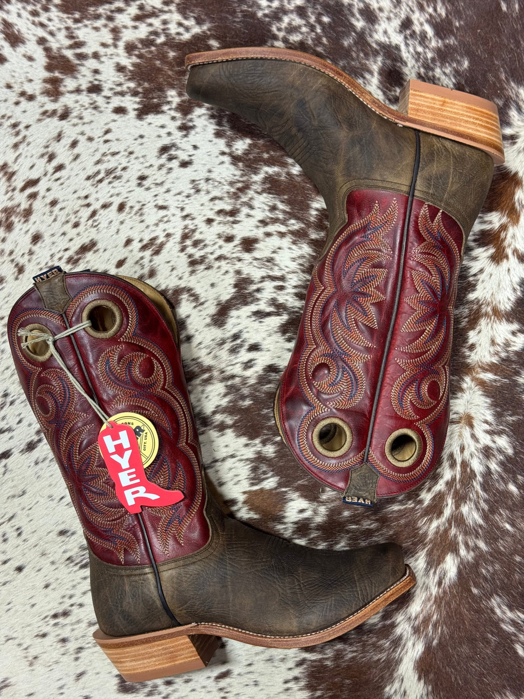 HYER Boot Co. | Riley Tobacco Shrunken Shoulder Boot