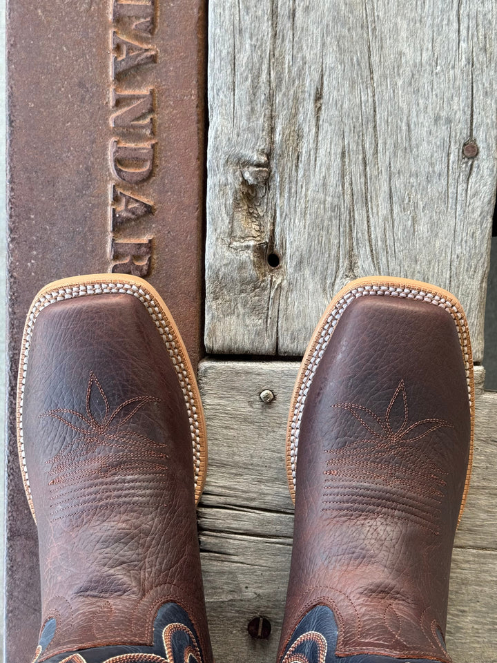 HYER Boot Co. | Clyde Pebbled Walnut Boot | Toe View