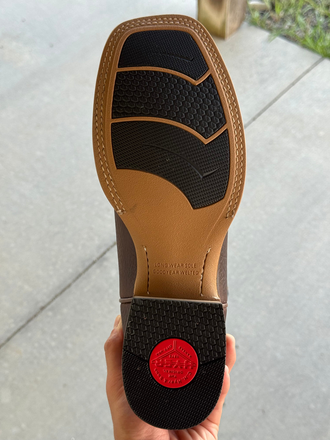 HYER Boot Co. | Clyde Pebbled Walnut Boot | Sole