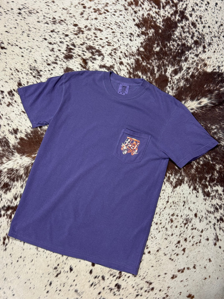 Outpost Dog at the Turn Pocket T-Shirt 