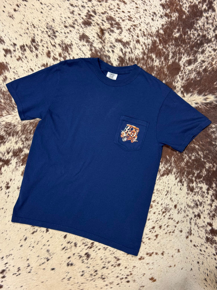 Outpost Dog at the Turn Pocket T-Shirt 