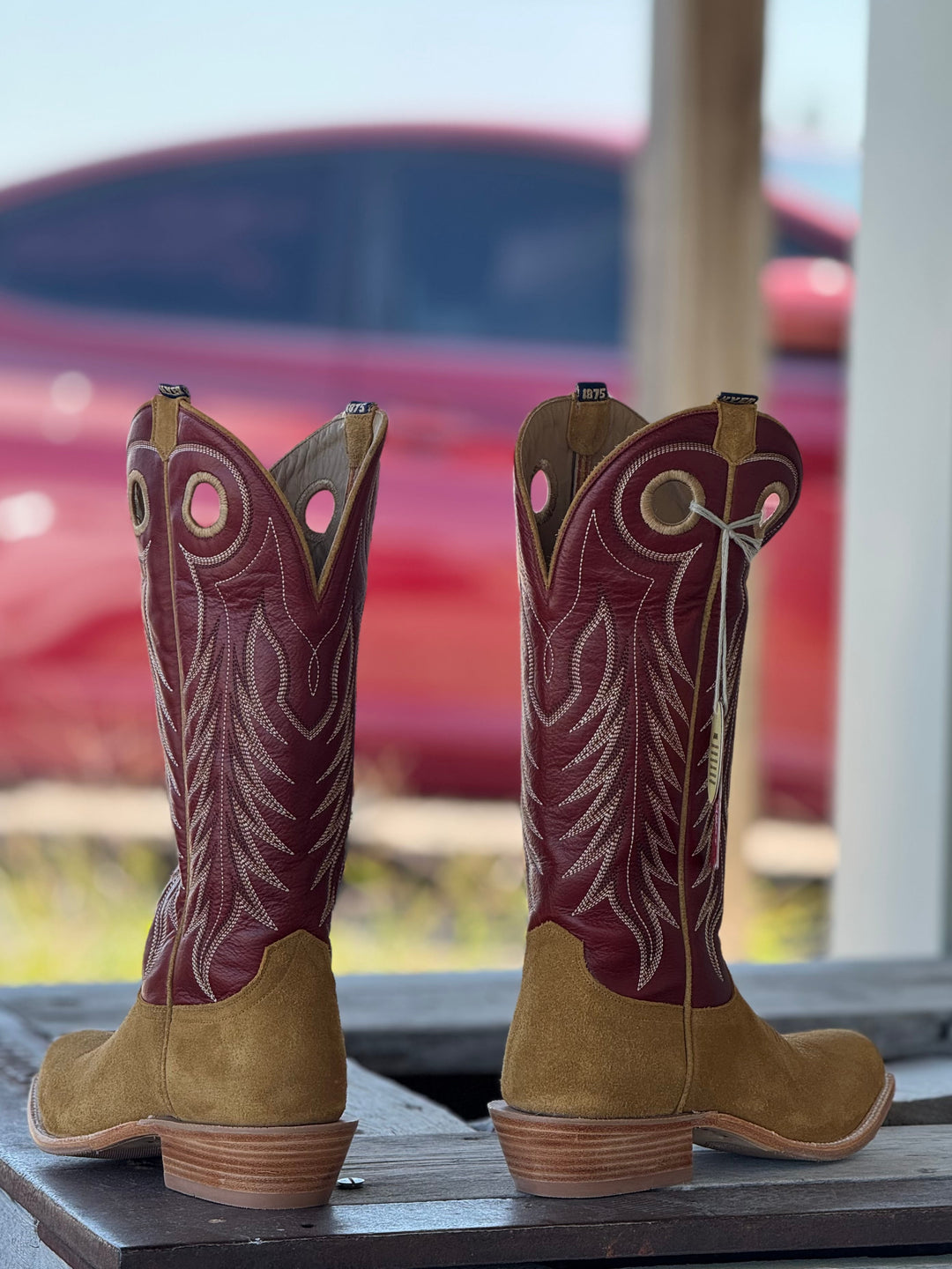 HYER Boot Co. | Caldwell Roughout Boot | Back View