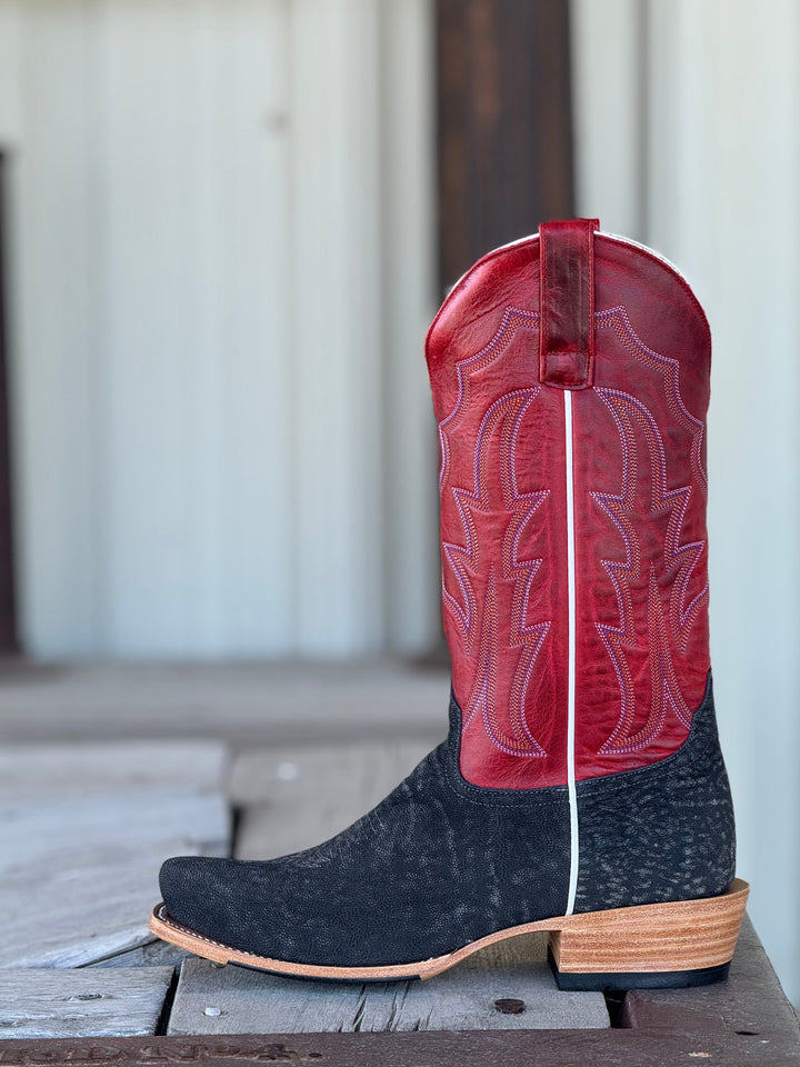 Horse Power Top Hand | Grey Safari Elephant TK Toe Boot | Side View
