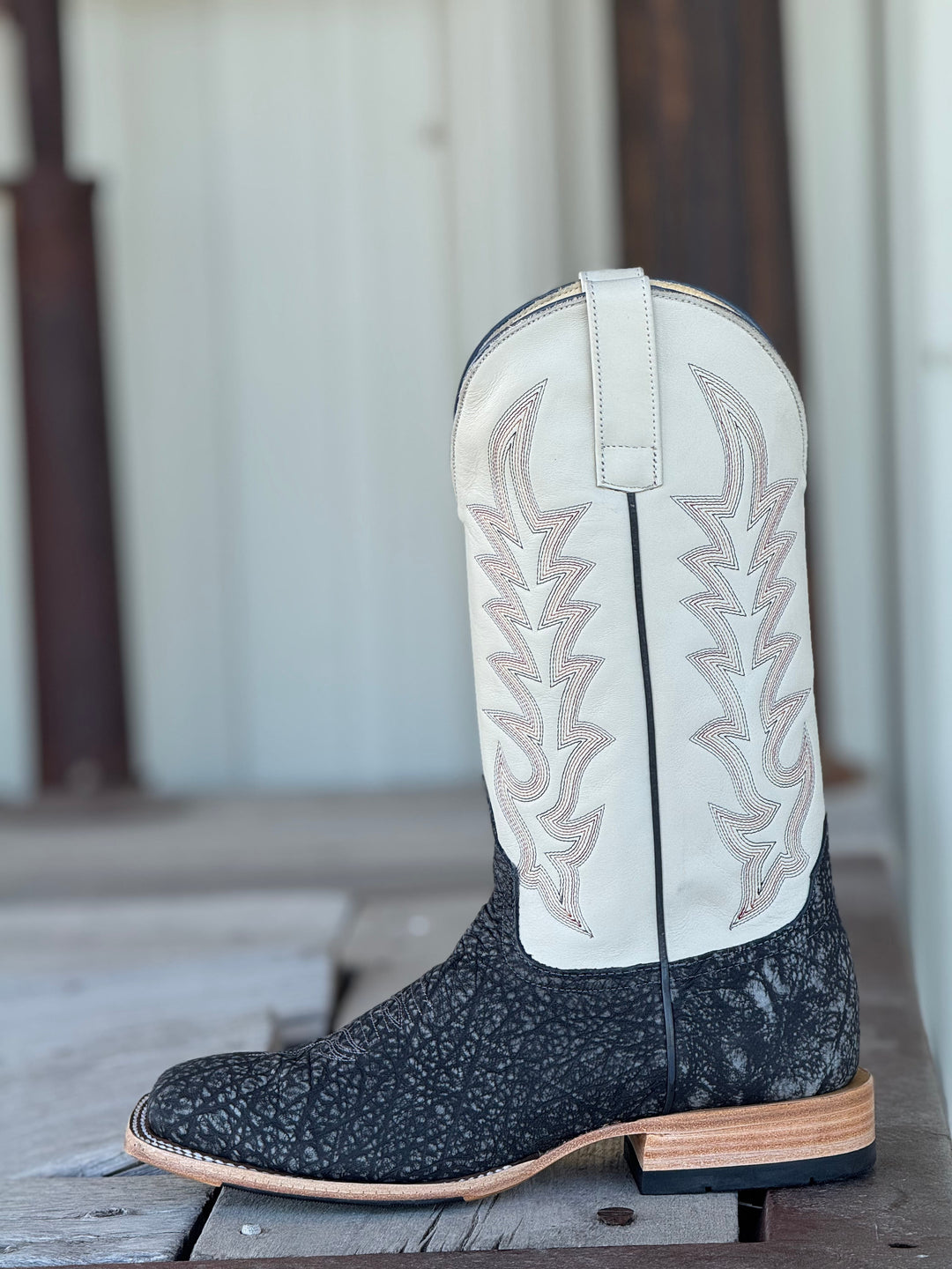 Horse Power Top Hand | Grey Safari Elephant Boot | Side View