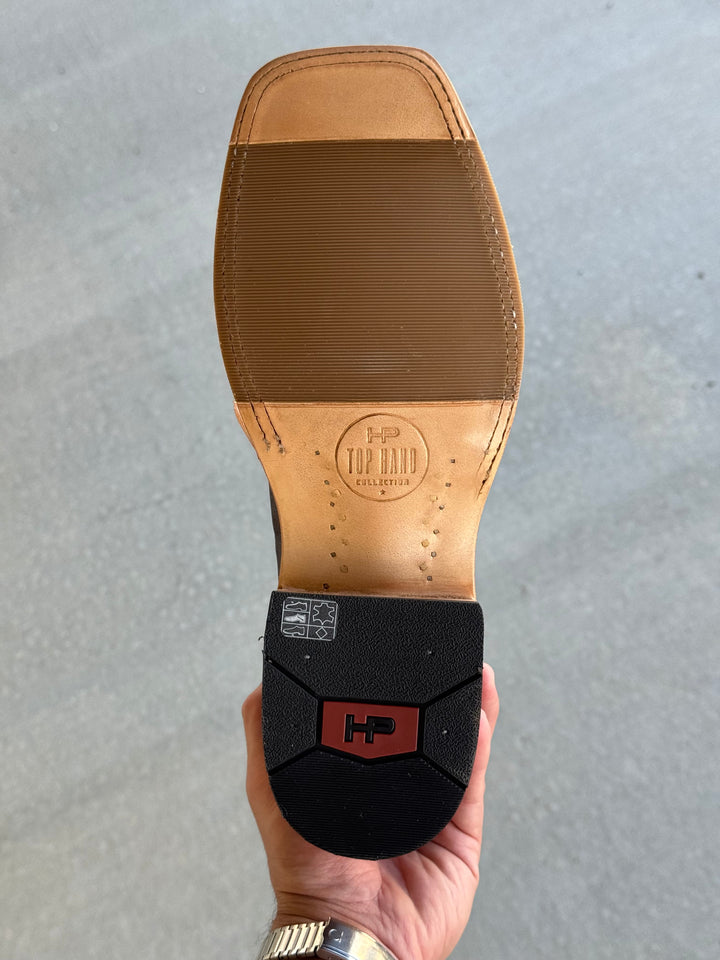 Horse Power Top Hand | Nicotine Vintage Elephant Boot | Hybrid Sole