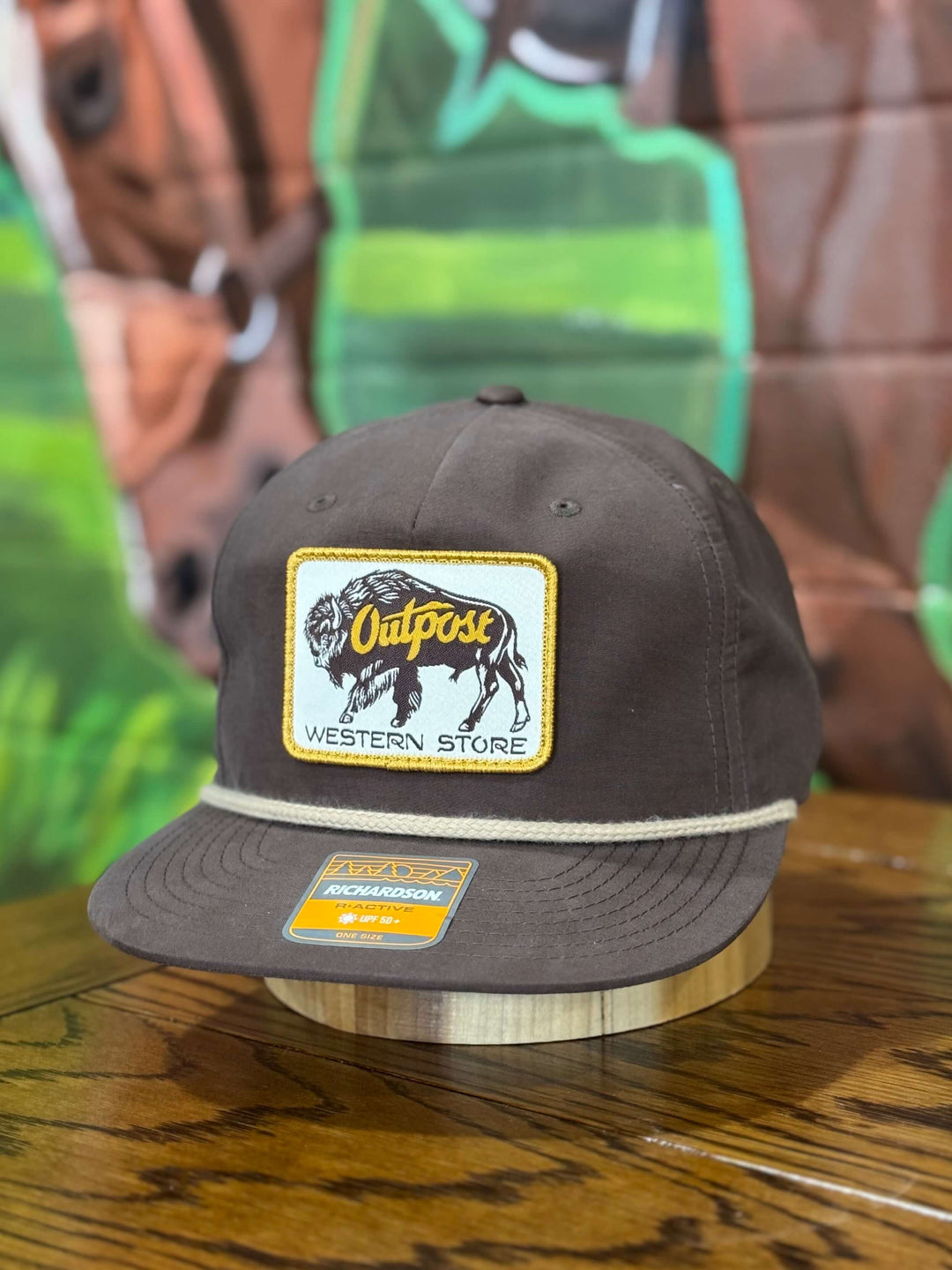 Outpost Native Son Richardson 256 Rope Cap | Dark Mocha/Desert Rope