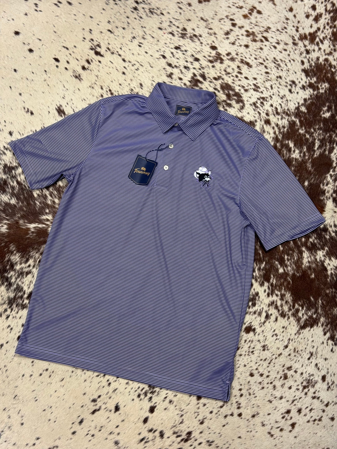 Cowpuncher Willie Stripe Gameday Polo Shirt