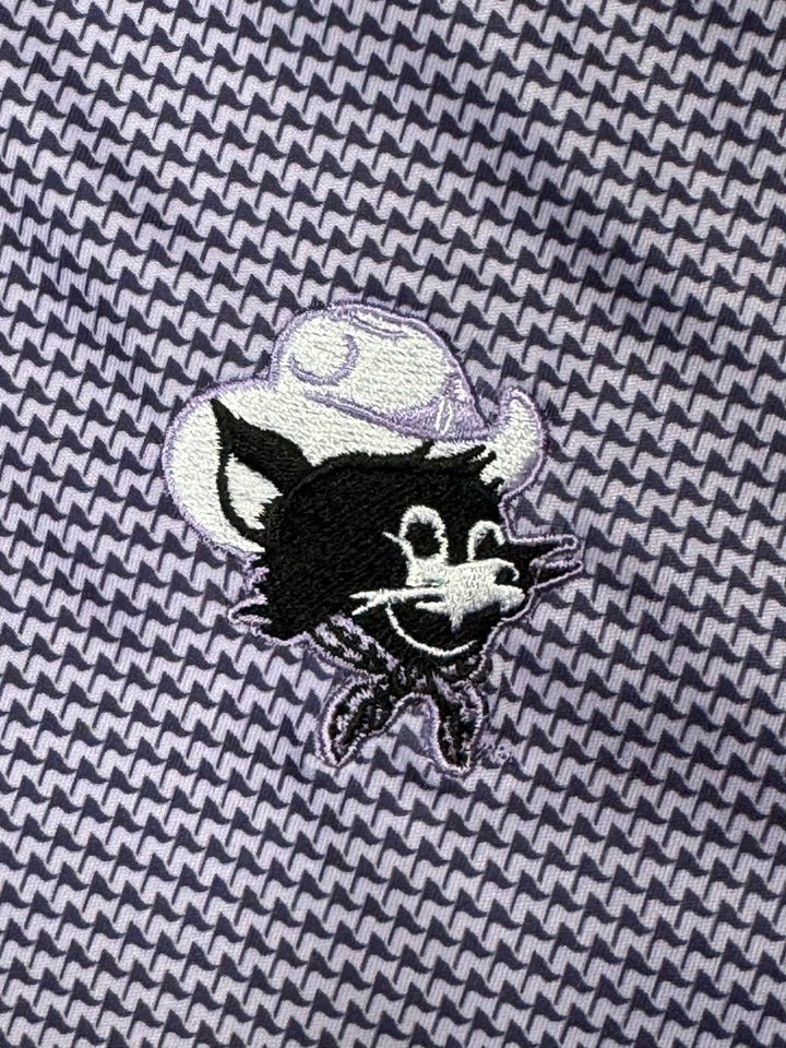 Cowpuncher Willie Flagstick Gameday Polo Shirt | Embroidery patch 