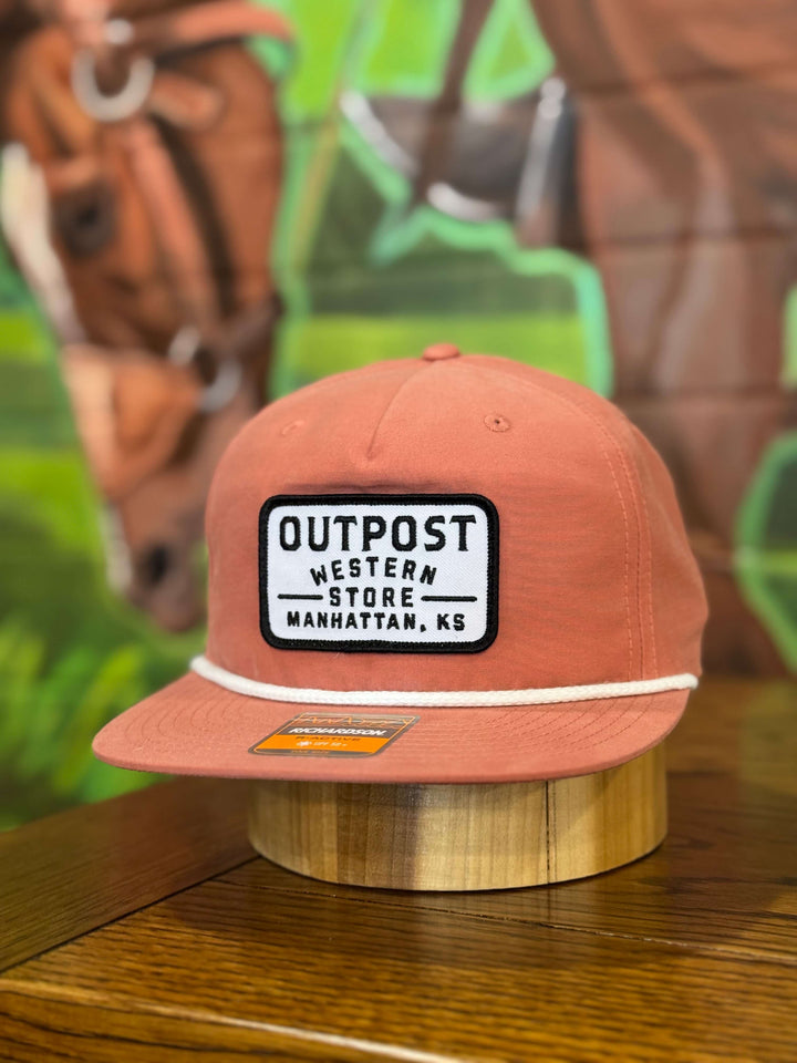 Outpost Richardson 256 Rope Cap | Salmon/White Rope