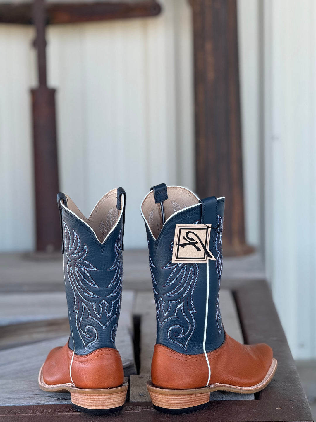 Fenoglio Boot Co. | Russett Boomer Boot | Back View