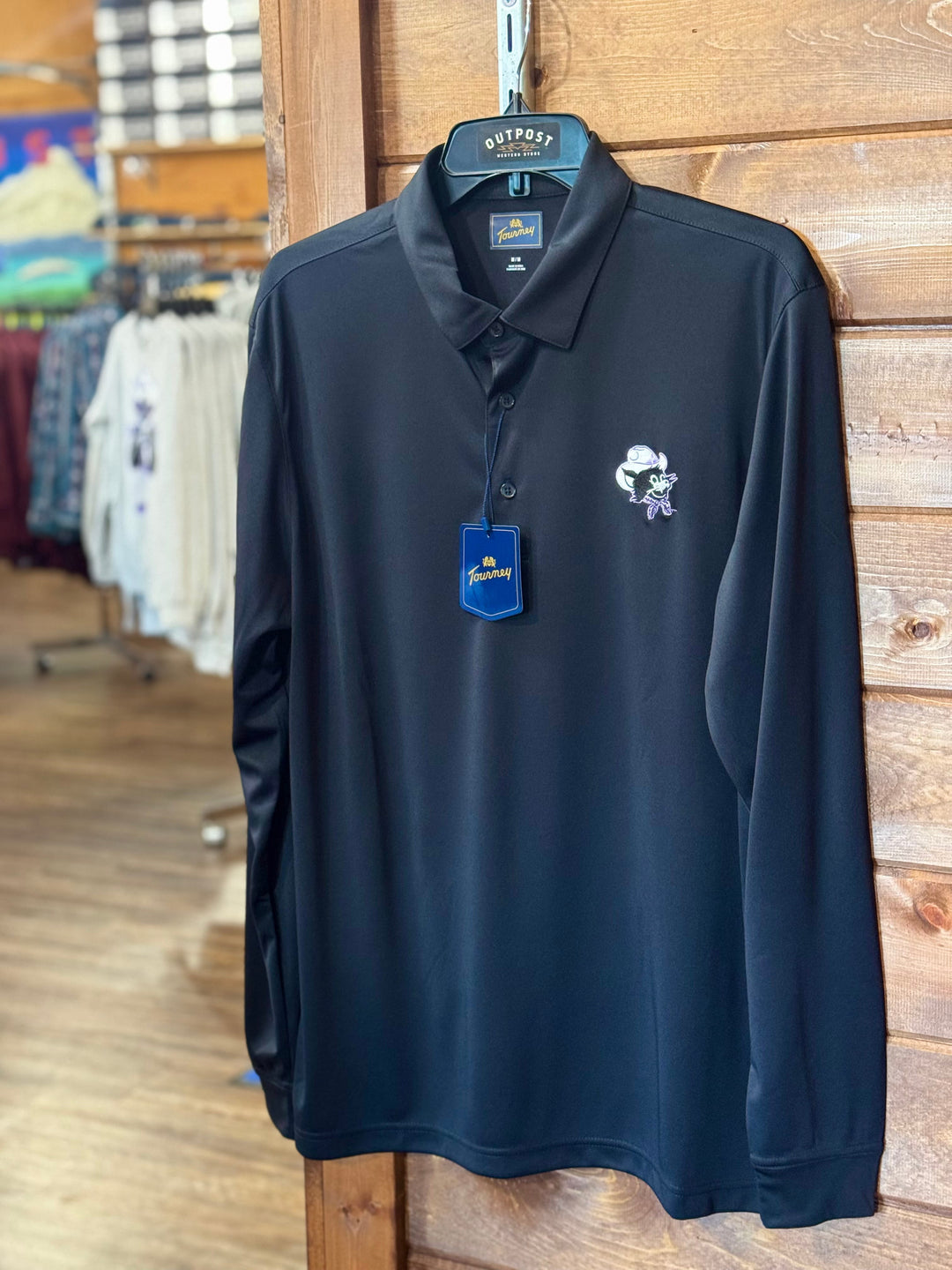Cowpuncher Willie Gameday LS Polo Shirt