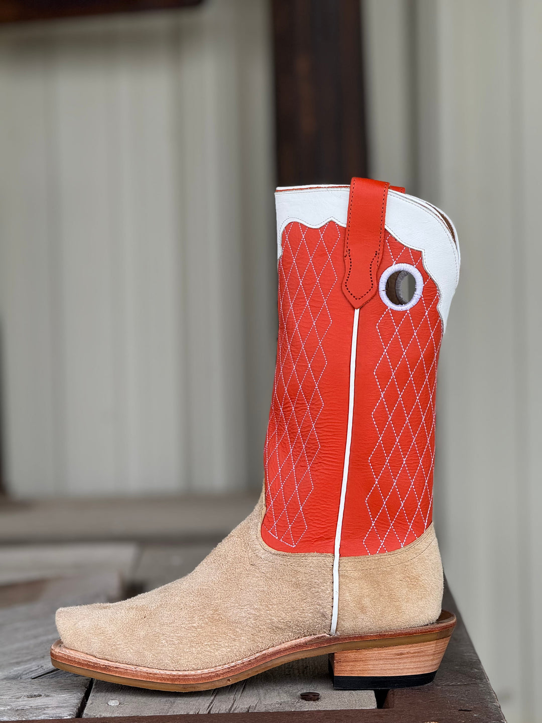 Fenoglio Boot Co. | Rowdy Roughout Boot | Side View