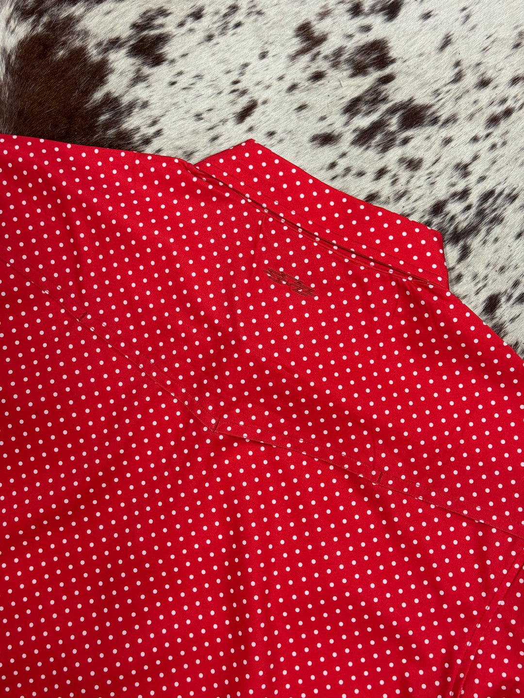 Outpost Performance Punchy Polka Dot Pearl Snap LS Shirt