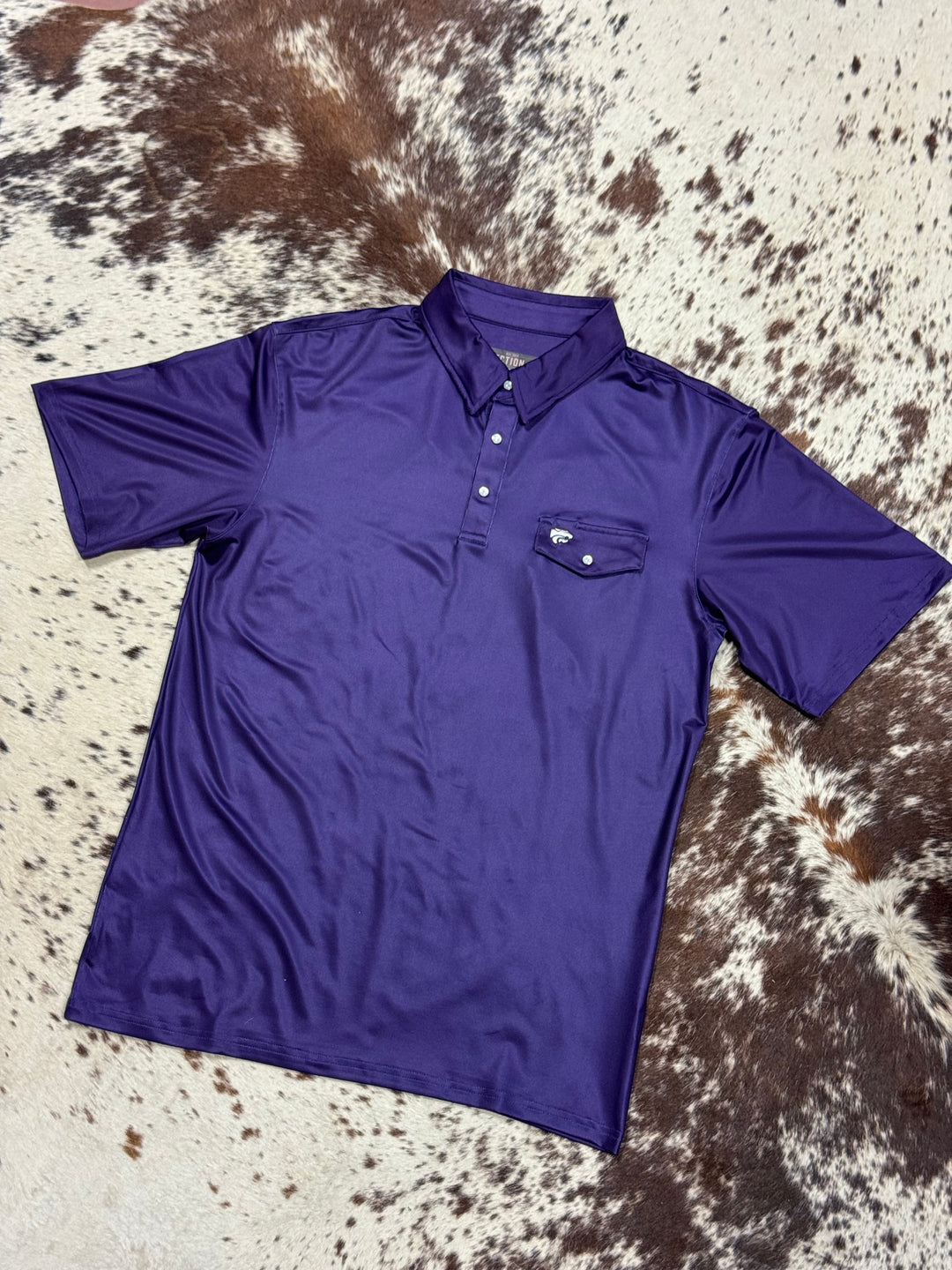 Powercat Pearl Snap Shirt | Purple