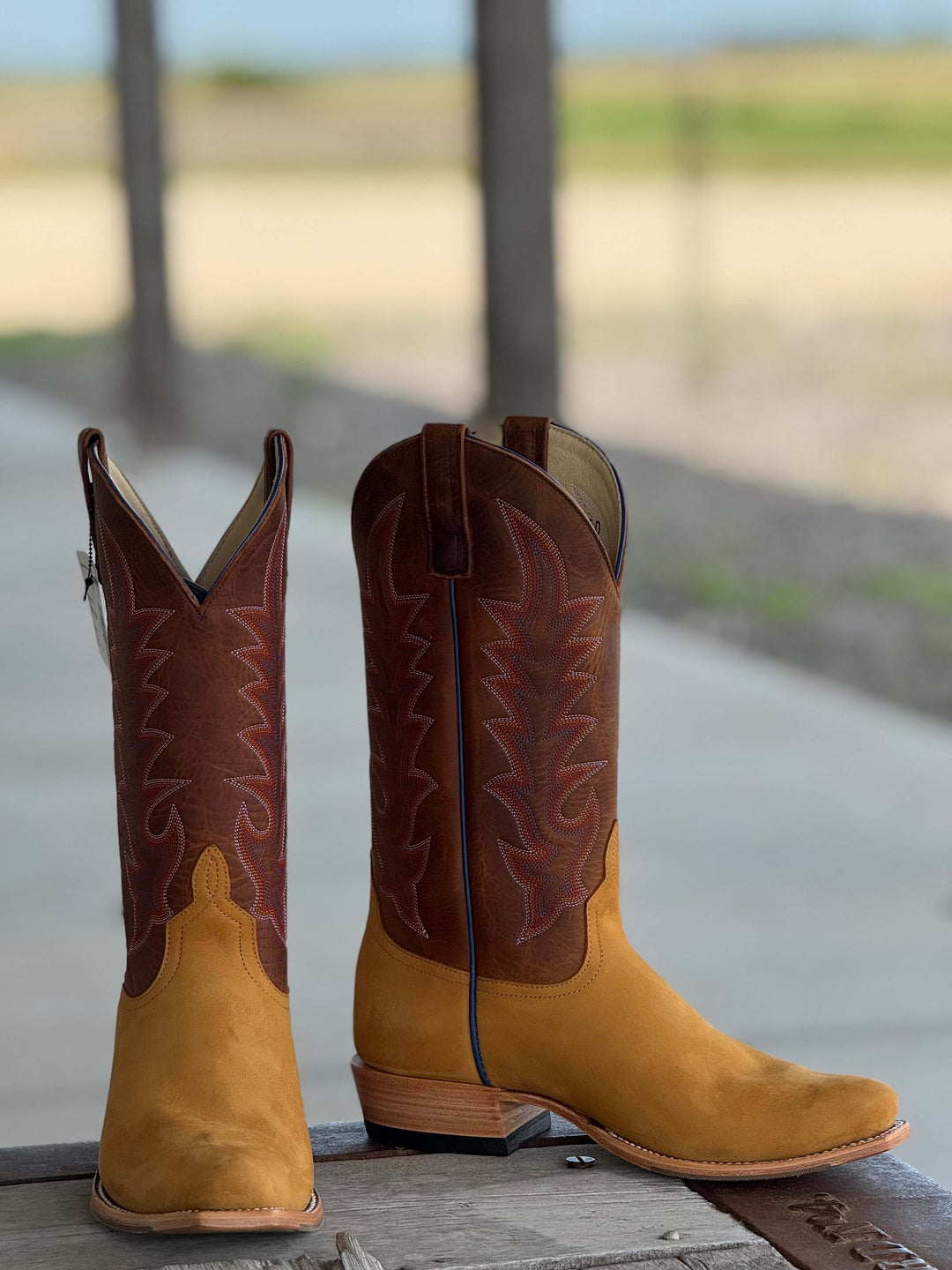 Horse Power Top Hand  | Wheat Waterbuck KS Toe Boot