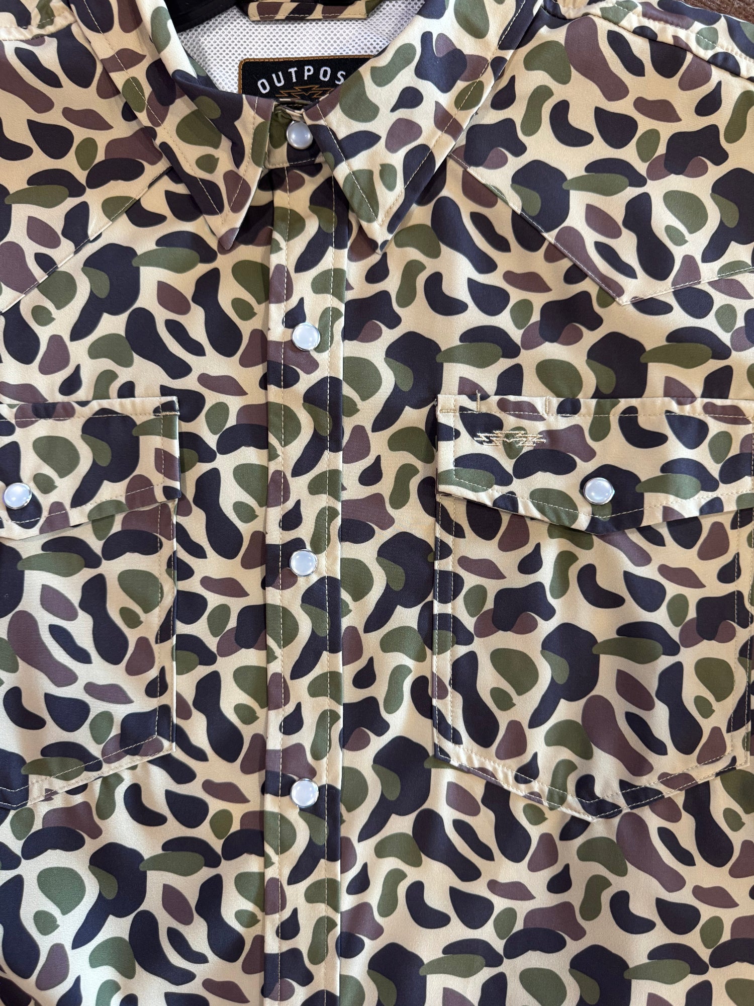 Outpost Performance Duck Camo SS Pearl Snap Shirt – Outpost