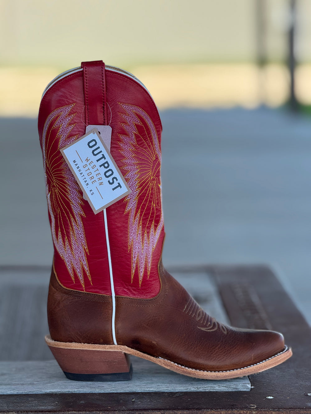 Anderson Bean | Stampede Briar Cutter Toe Boot-side