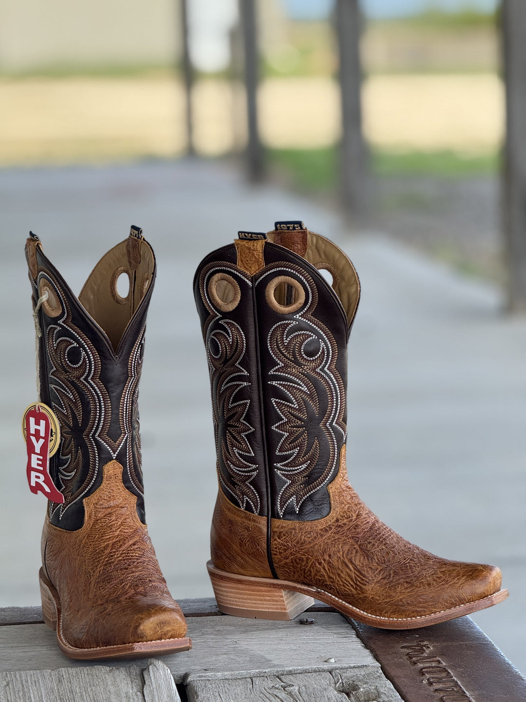 HYER Boot Co. | Riley Tan Oiled Shrunken Shoulder Boot