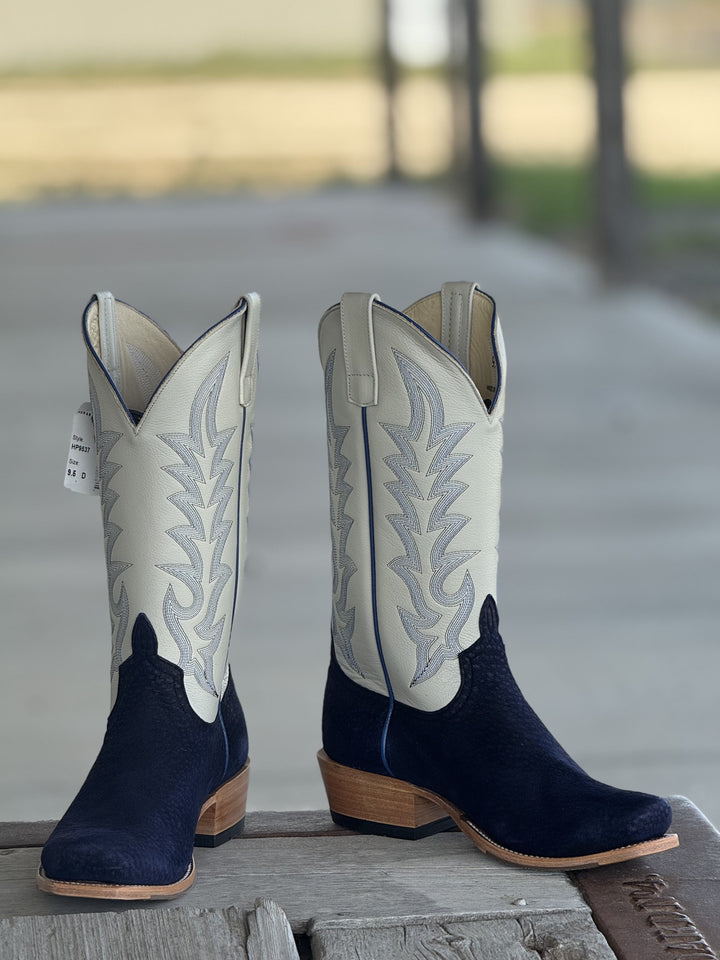 Horse Power Top Hand  | Navy Carpincho Boot