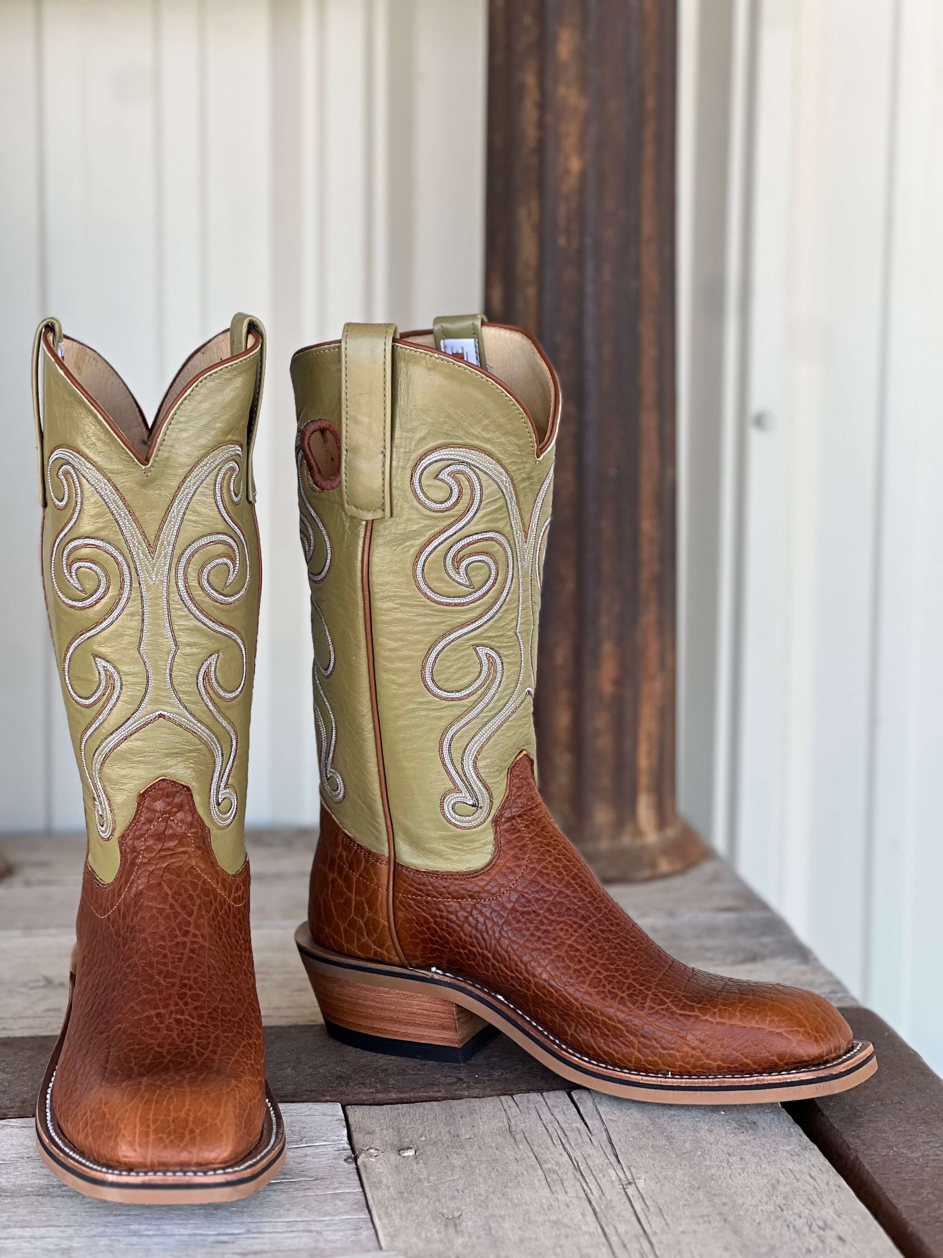 Olathe Boot Co. | Cognac Tuscan Boot – Outpost Western Store