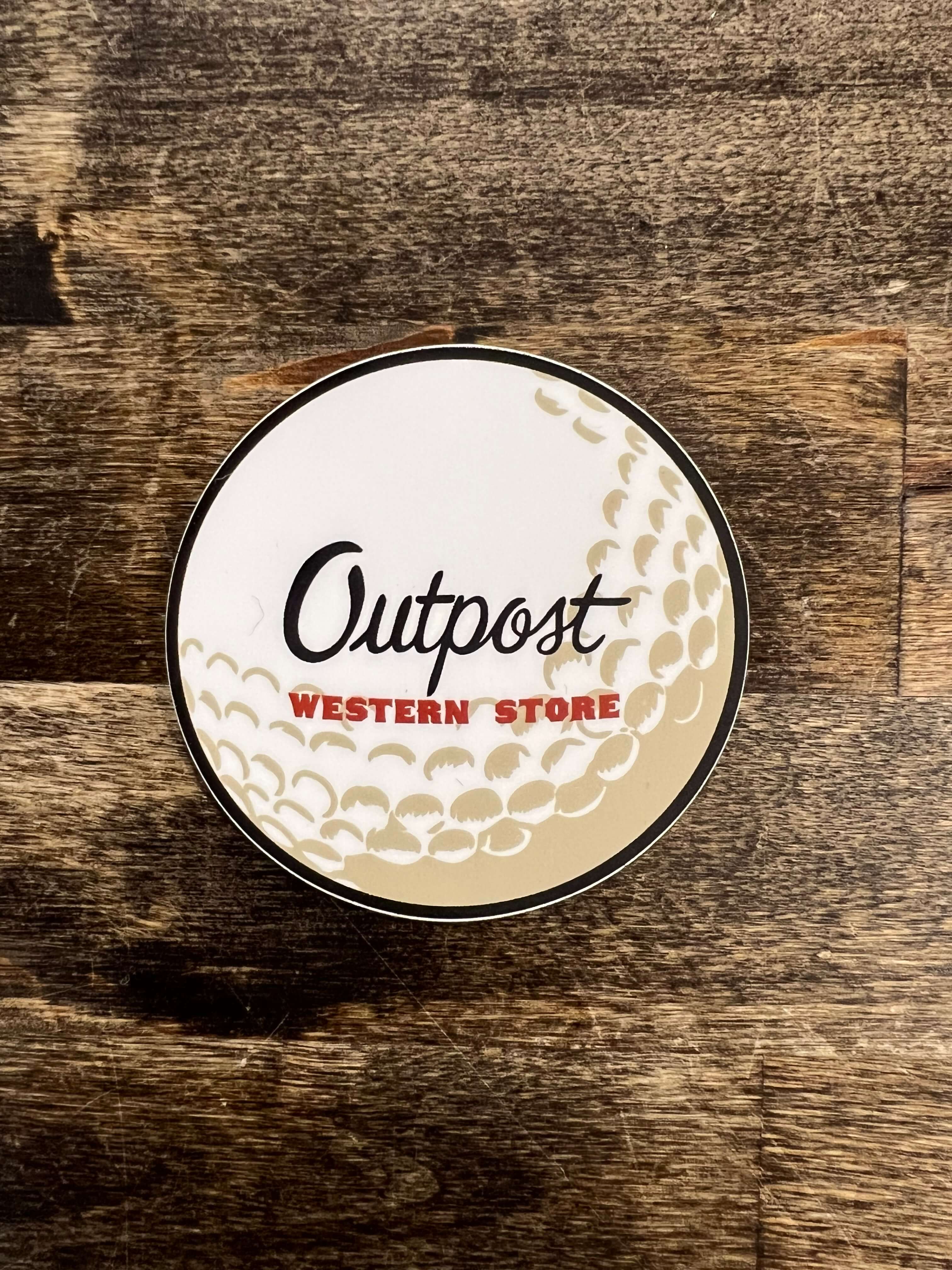 Outpost | Breakfast Ball Sticker – Outpost Western Store
