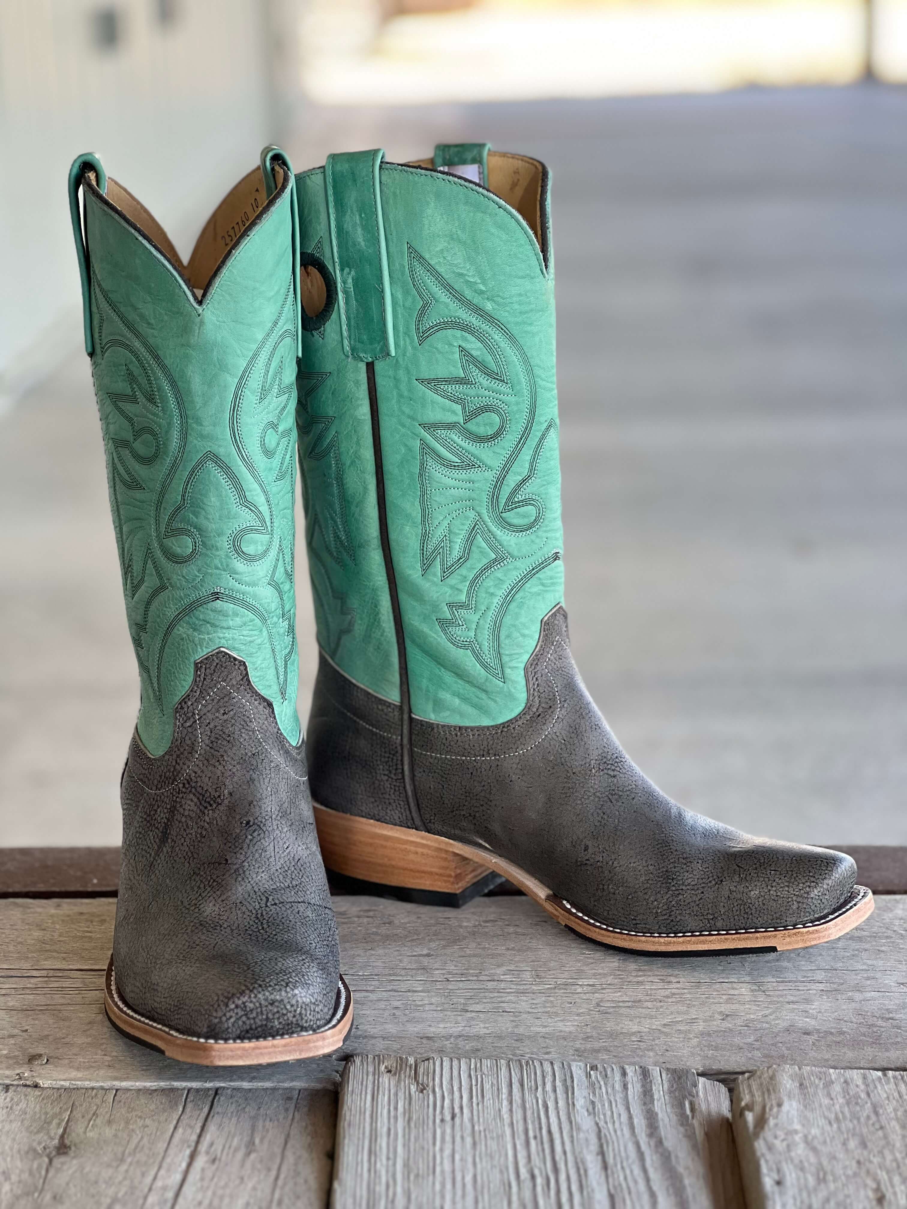 Olathe Boot Co. | Slate Safari Giraffe Boot – Outpost Western Store