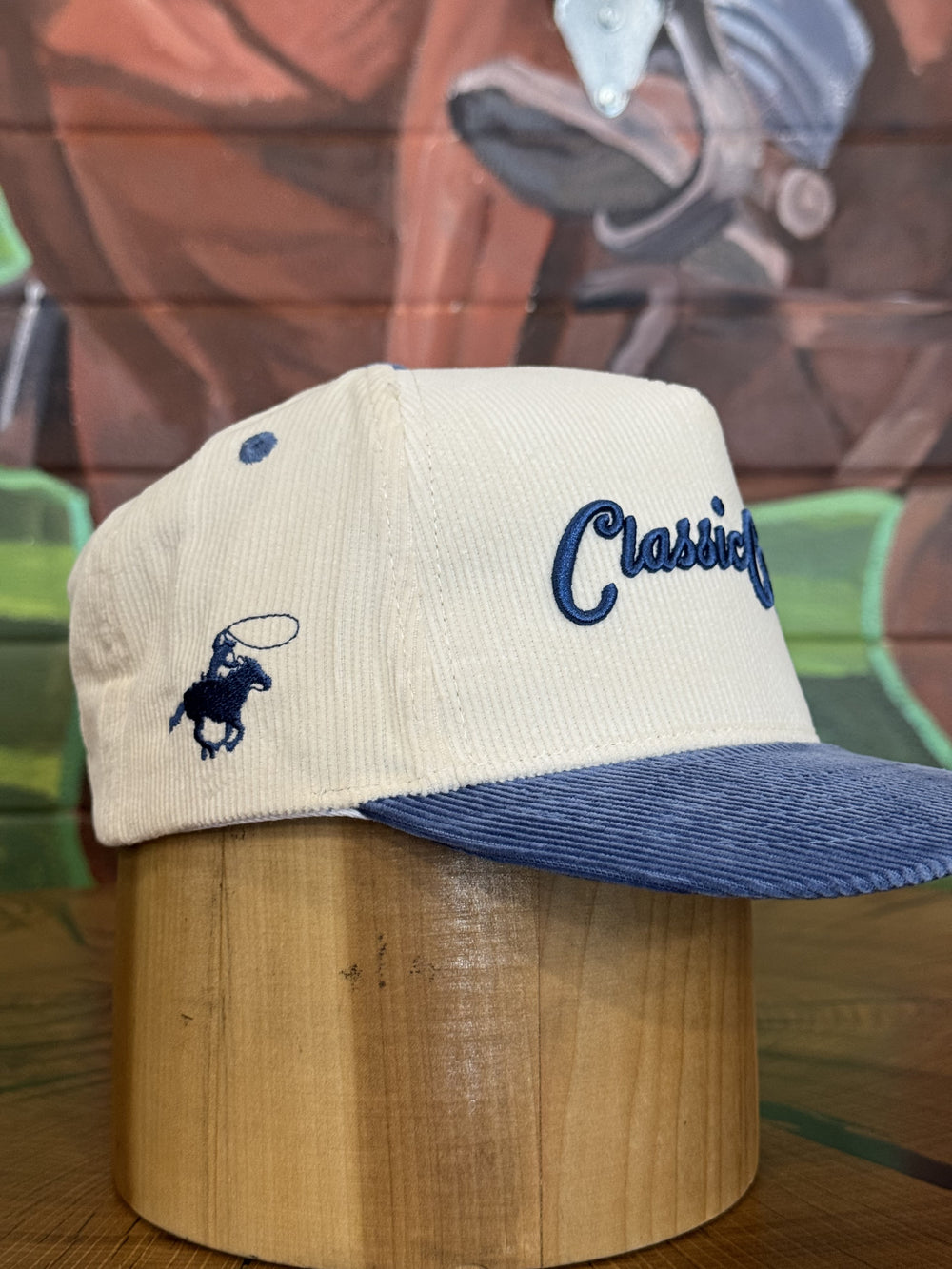 Classic Cowboy | The Ol'Blue Cap | Side View
