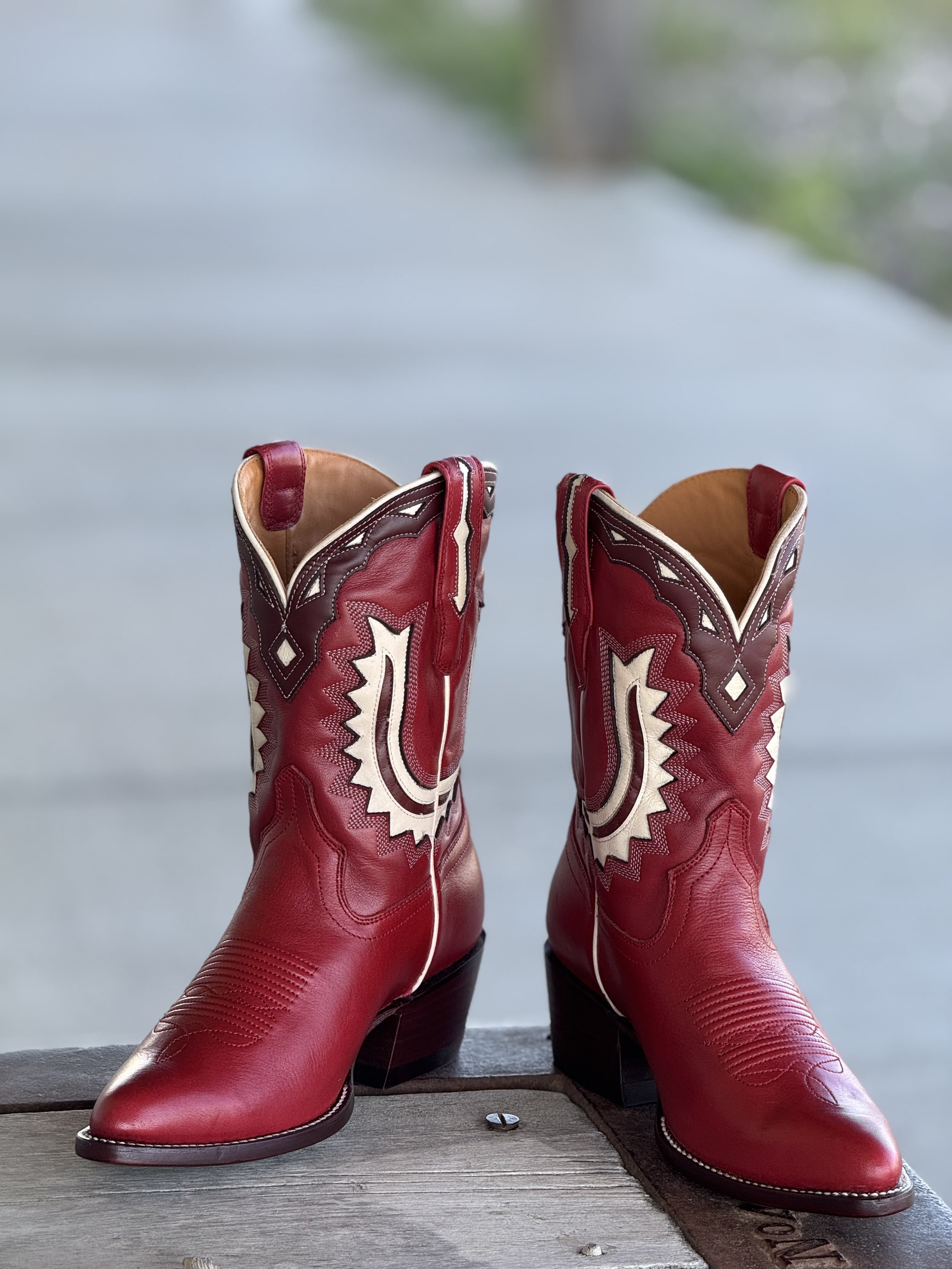 チヨコ　ヴァンパイアレッド Tecovas | The Jolene Boot Crimson – Outpost Western Store
