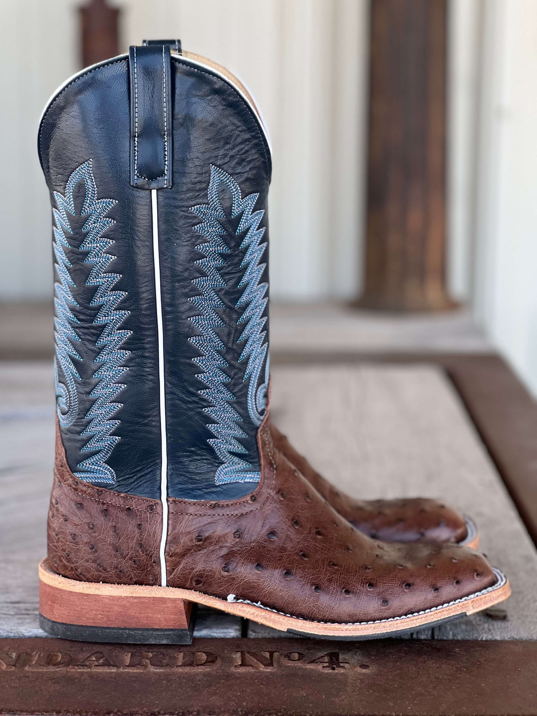 Anderson Bean | Kango Tobacco FQ Ostrich Boot