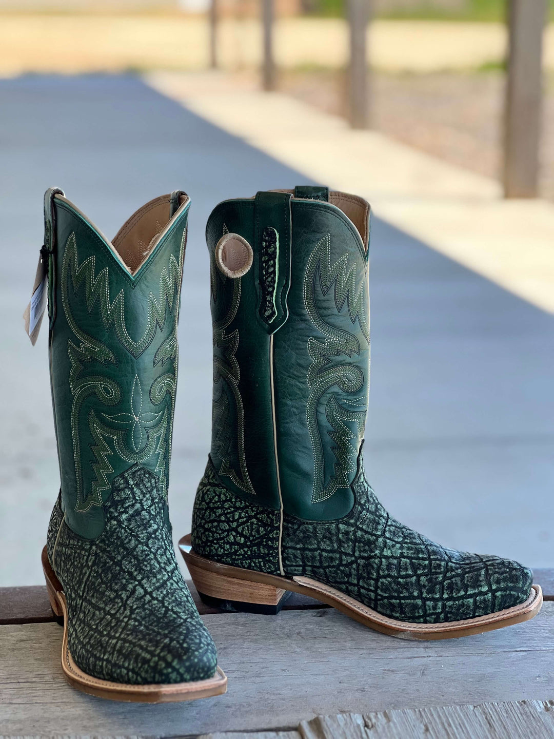 Fenoglio Boot Co. | Green Safari Elephant Boot