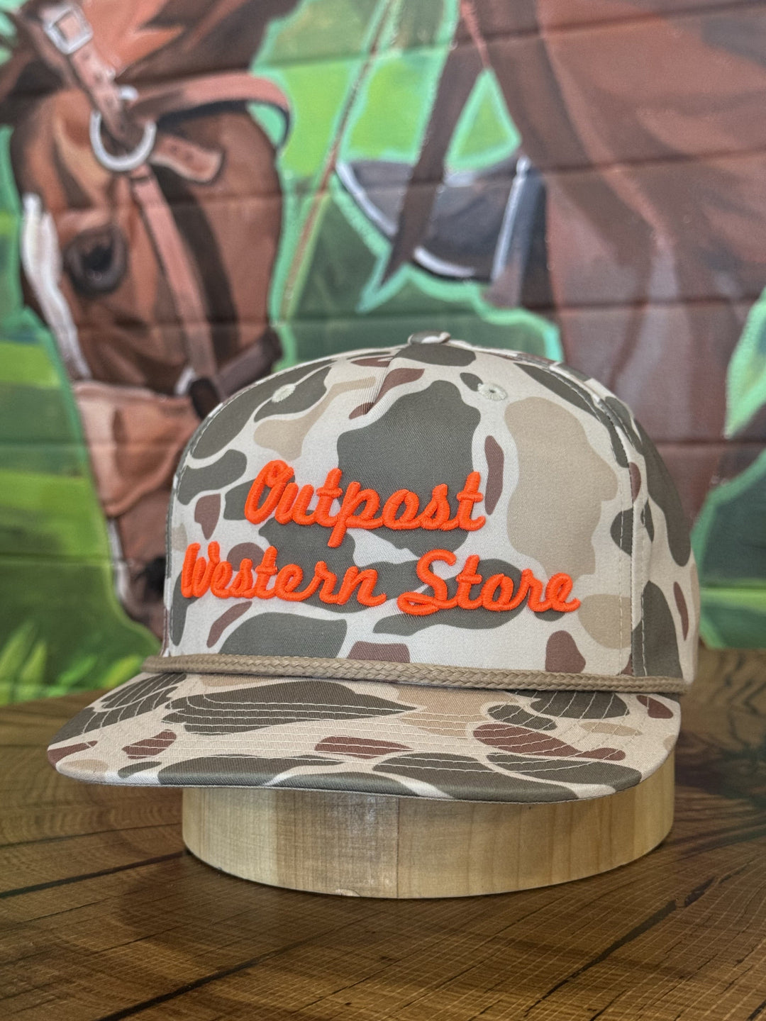 Outpost Script Richardson 256 Camo Rope Cap | Harvest Duck