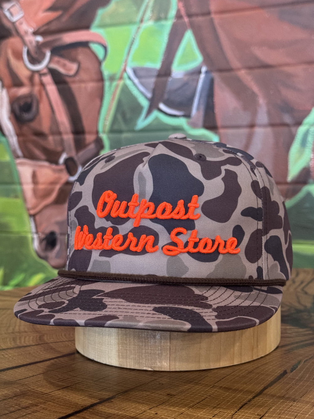 Outpost Script Richardson 256 Camo Rope Cap | Bark Duck