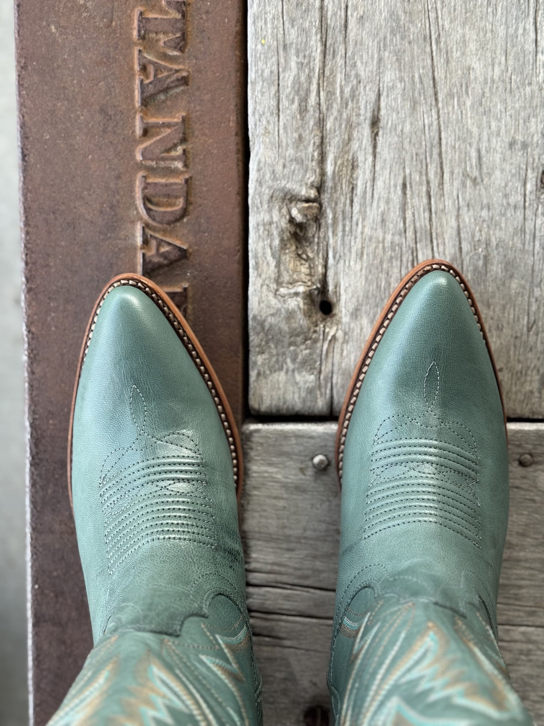 Tecovas | The Abby Boot Sagebrush | Toe View