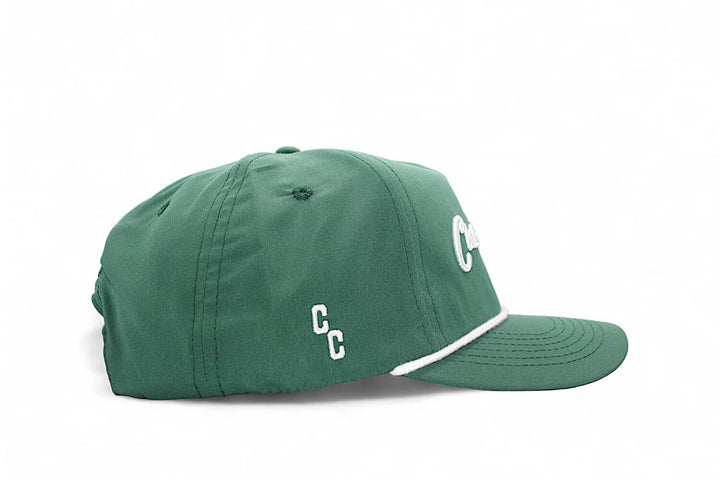 Classic Cowboy | Green Rope Cap | Side View