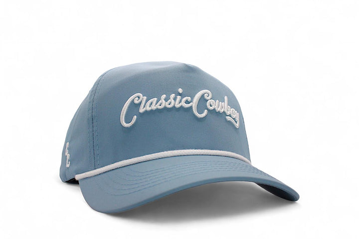 Classic Cowboy | Columbia Blue Rope Cap