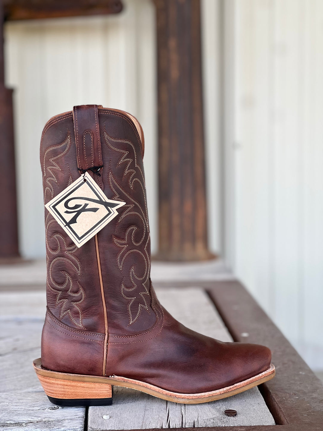 Fenoglio Boot Co. | Tan Fuji Boot | Side View