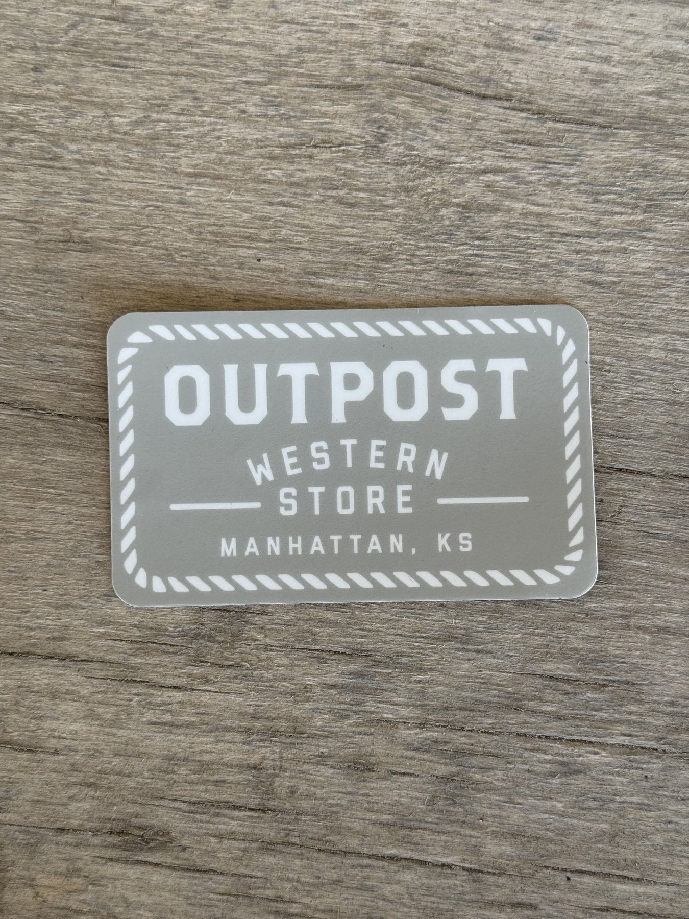 Outpost | Logo Sticker – Outpost Western Store